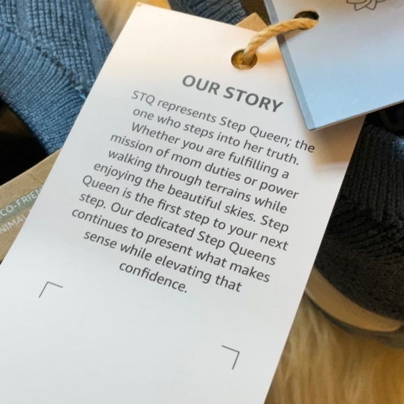 STQ Arch Support Advanced Slip Resistant Women’s Blue Walking Shoes Size 10.5 - Picture 12 of 13